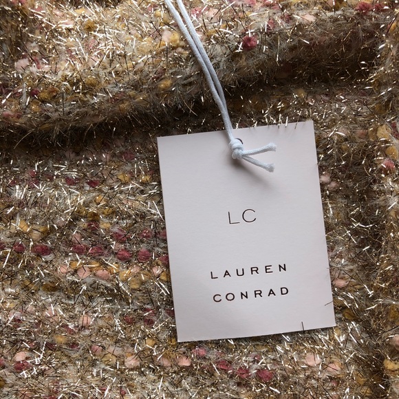 LC Lauren Conrad Popo striped crew neck sweater - Picture 4 of 5